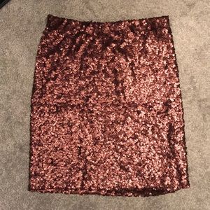 New York& Company Sequin Pencil Skirt